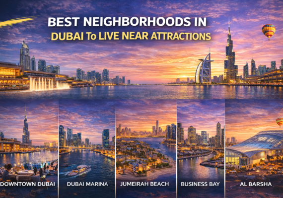 Best Neighborhoods in Dubai to Live Near Attractions – Top Areas for Lifestyle & Convenience